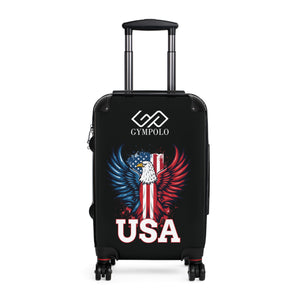 GYMPOLO USA Flag Eagle Suitcase