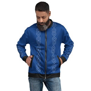 Unisex Blue Bomber Jacket