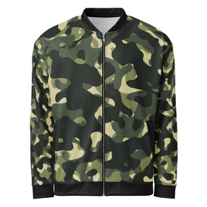 Unisex Military Green Bomber Jacket