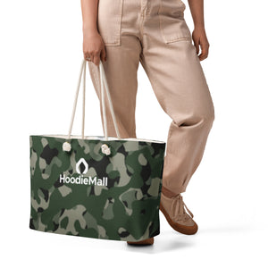 Oversized Military Green Tote Bag