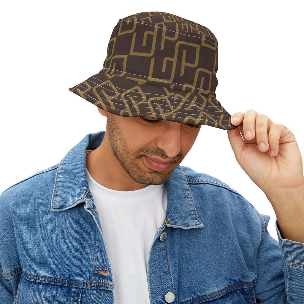 Gympolo Unisex Bucket Hat - Brown