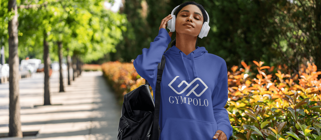 GYMPOLO HOODIE ROYAL COLOR