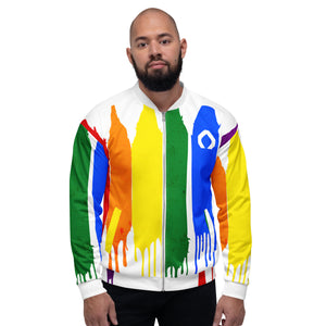 Unisex Rainbow Bomber Jacket