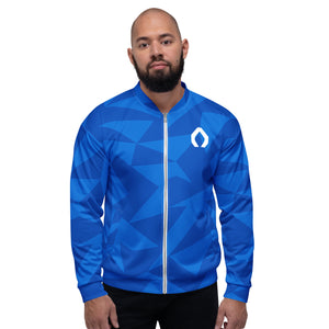 Unisex Blue Bomber Jacket