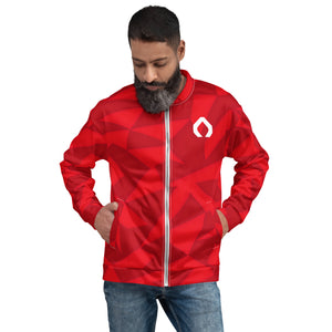 Unisex Red Bomber Jacket