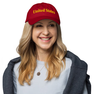 United States Embroidered Dad Hat