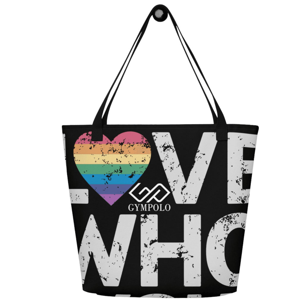 Love Who You Want Large Tote Bag