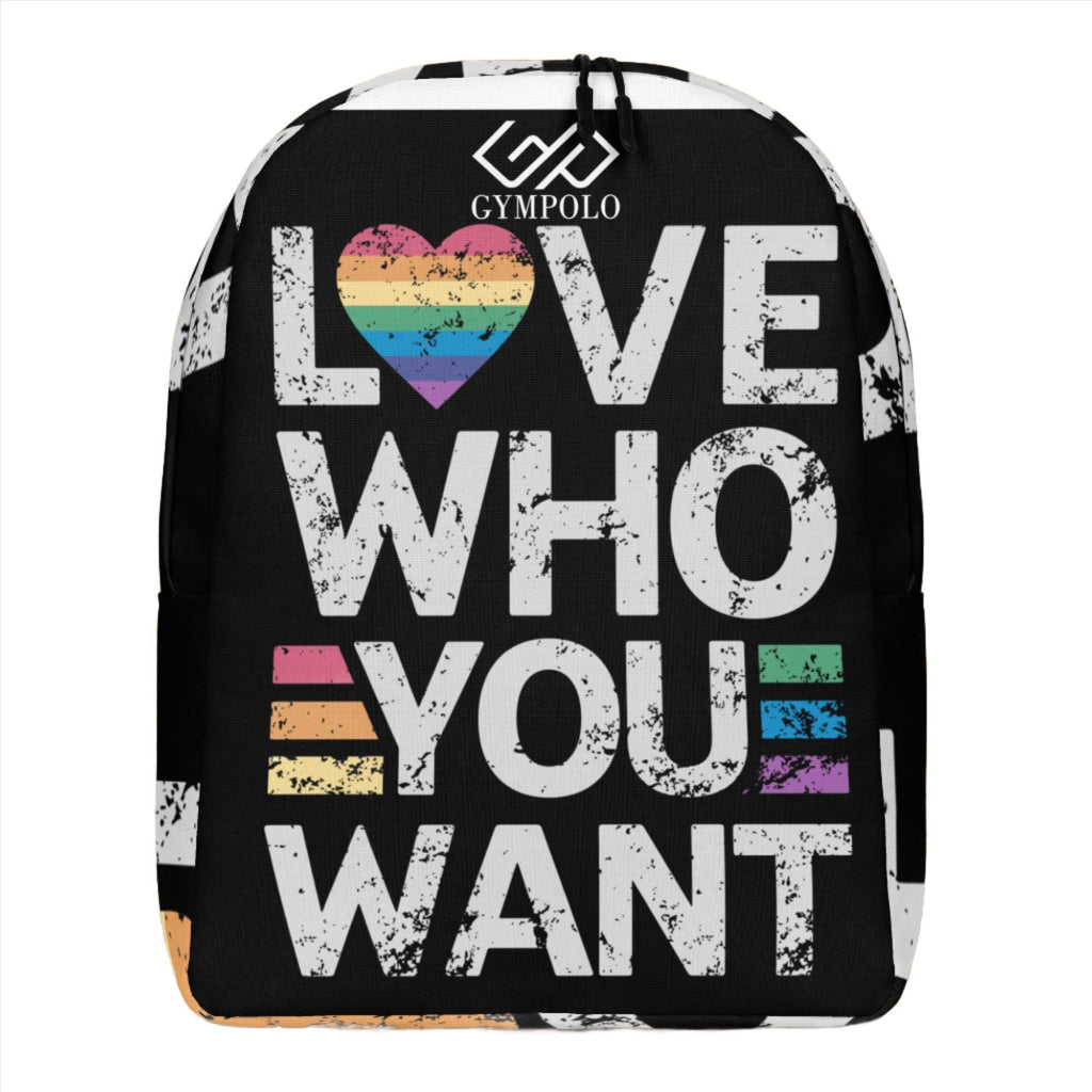 Love Who You Want Minimalist Backpack