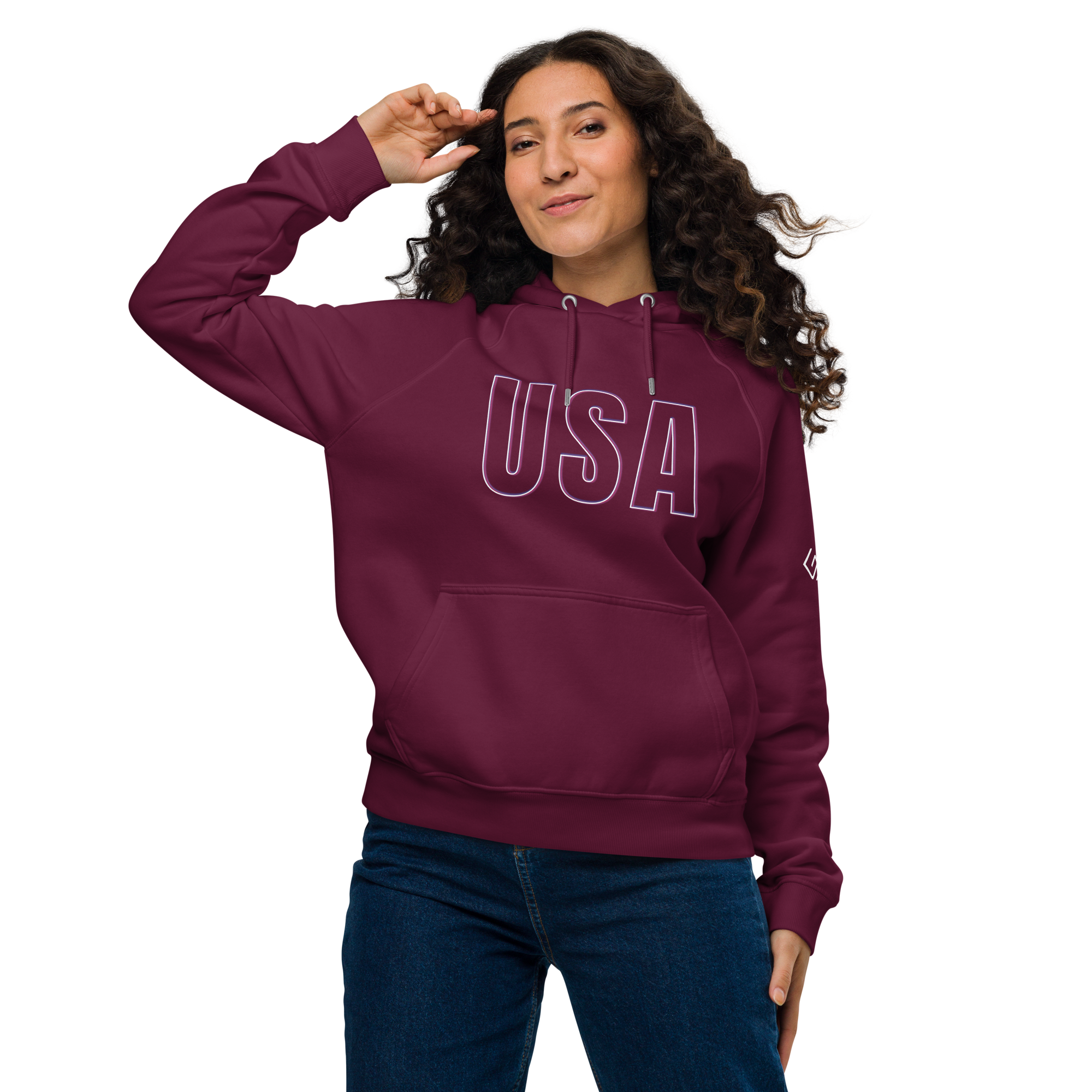 GYMPOLO Unisex eco raglan hoodie