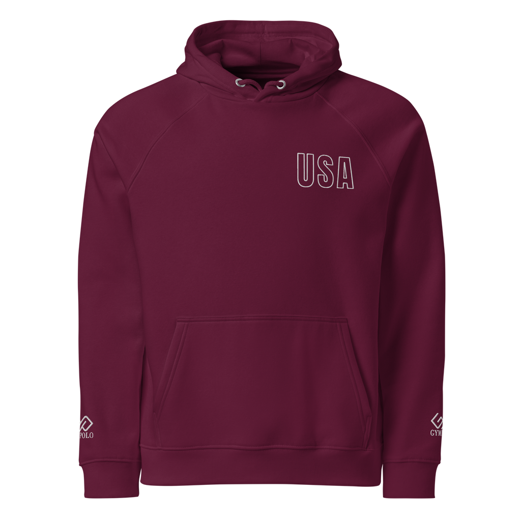 GYMPOLO Unisex eco raglan hoodie